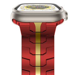 Red/Gold Stainless Steel Band
