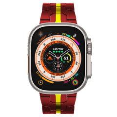 Red/Gold Stainless Steel Band