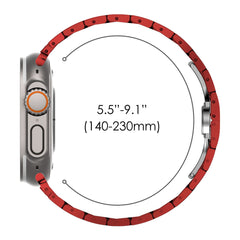 Red/Gold Stainless Steel Band