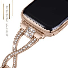 X Bling Metal Bracelet iwatch Bands