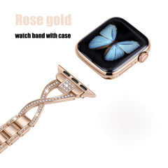 X Bling Metal Bracelet iwatch Bands