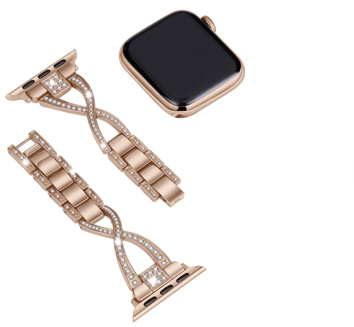X Bling Metal Bracelet iwatch Bands