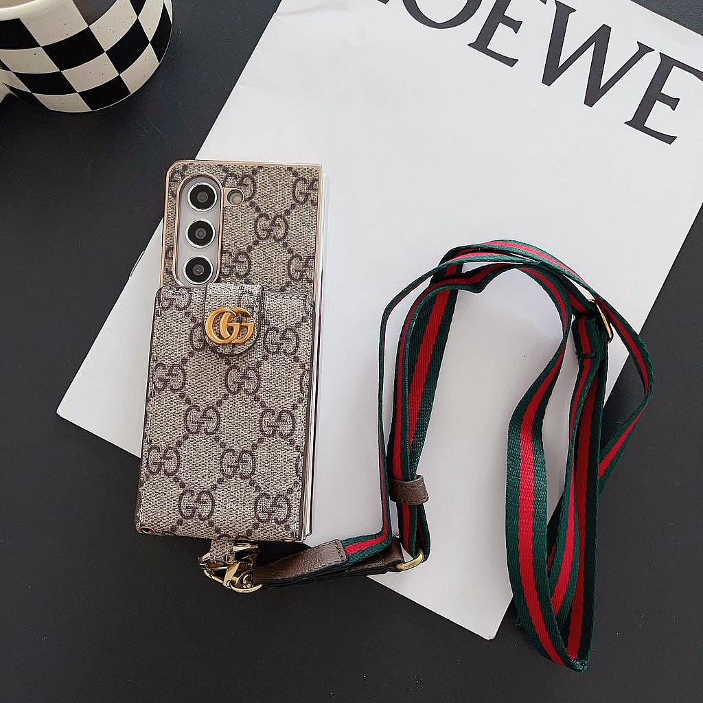 Luxury Embossed Leather Coin Purse Fold Case