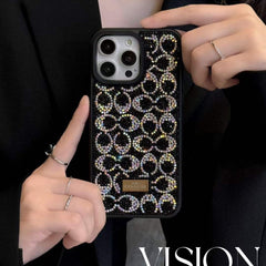 Luxury Sparkling C Print Diamond Case