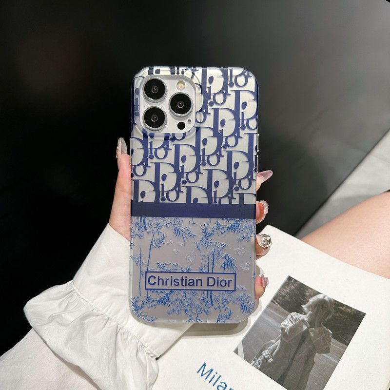 Blue Embossed Matte Case