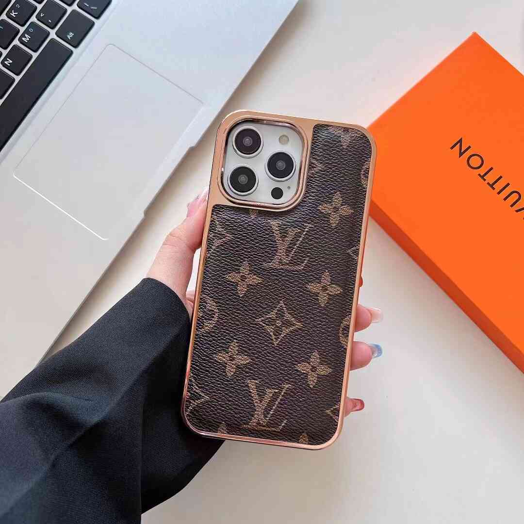 Luxury Electroplated Soft Leather Case