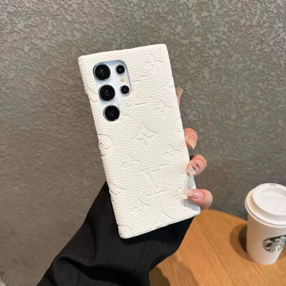 Leather Printed Samsung Case