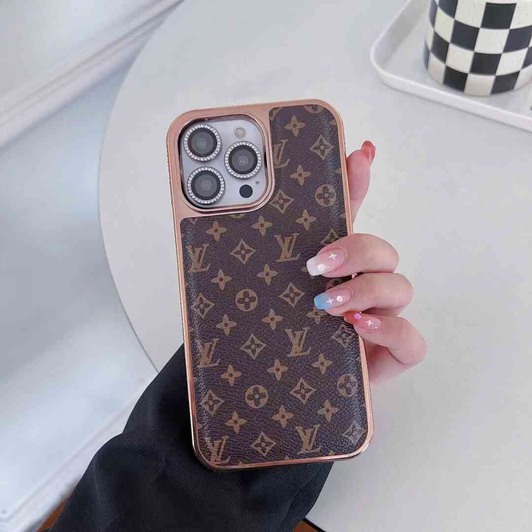 Luxury Electroplated Soft Leather Case