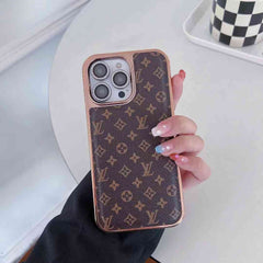 Luxury Electroplated Soft Leather Case