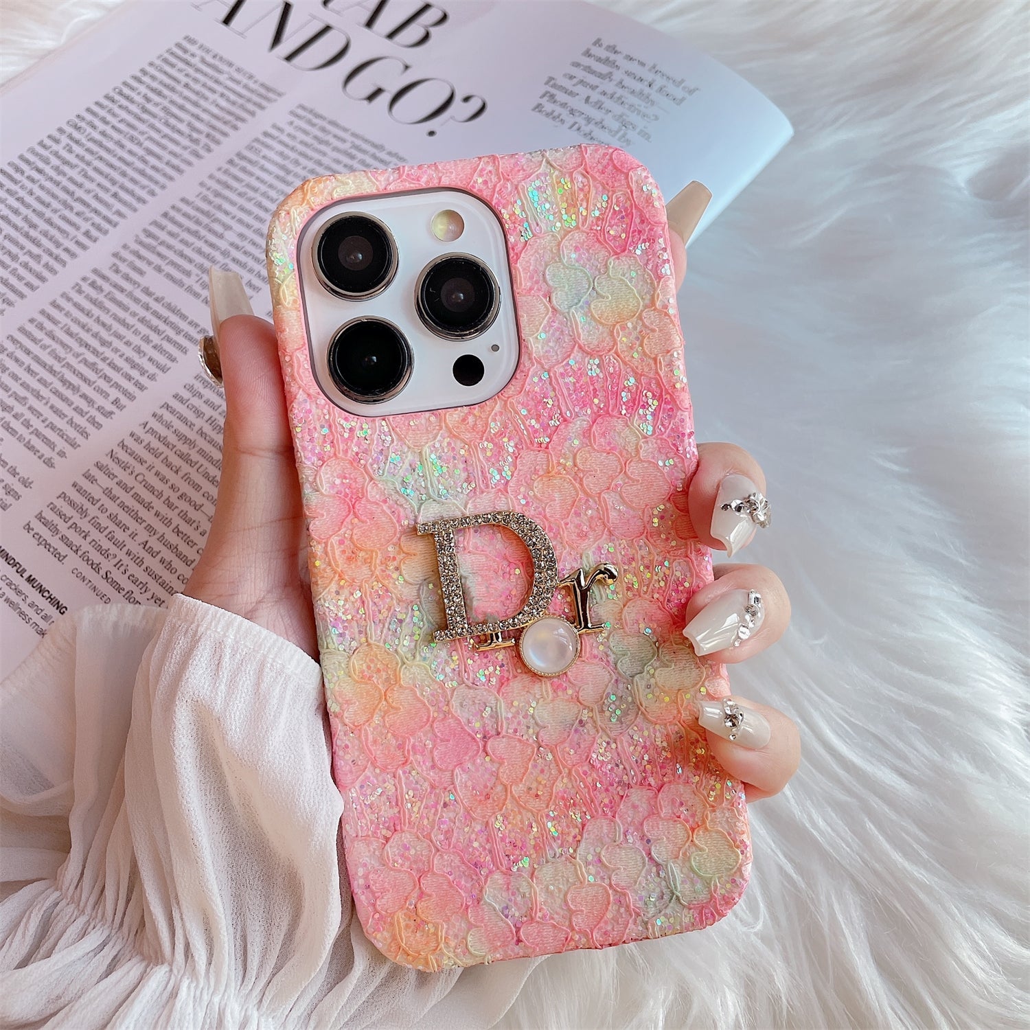 Glitter Diamond Logo Case
