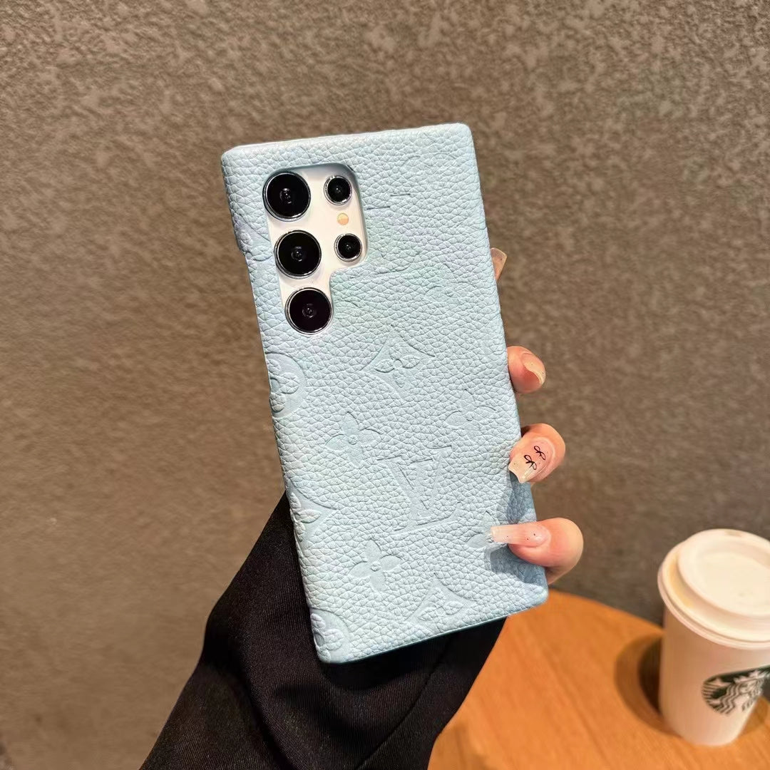 Leather Printed Samsung Case