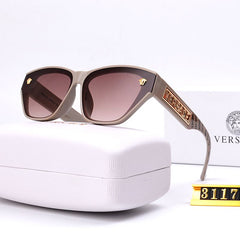 Fashion Letter Engraving Frame Outdoor Sunglasses
