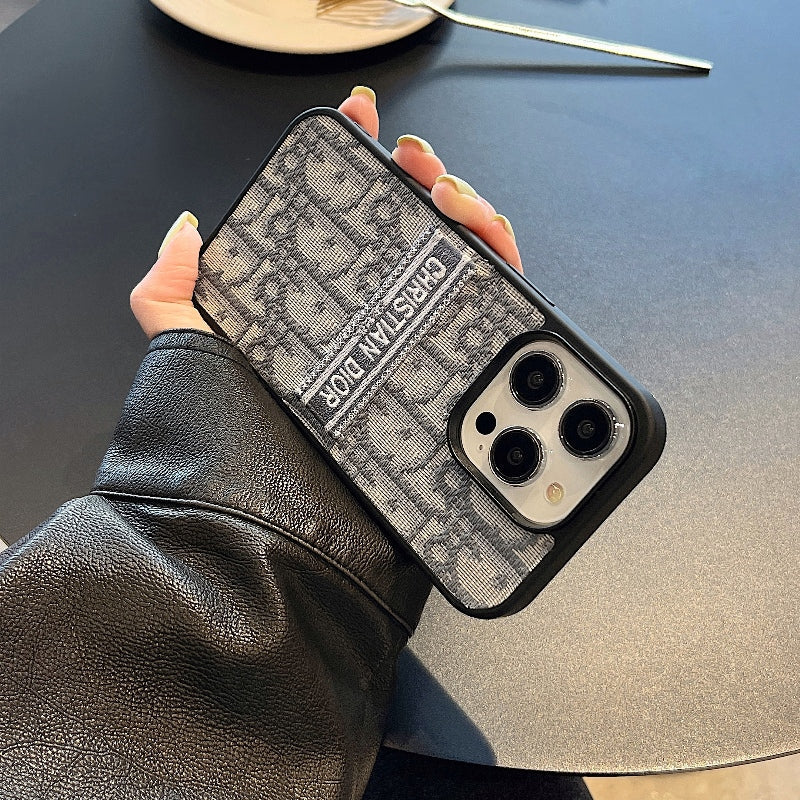 Retro Embossed Canvas Case