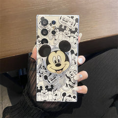 Cartoon Magnetic Bracket Samsung Case