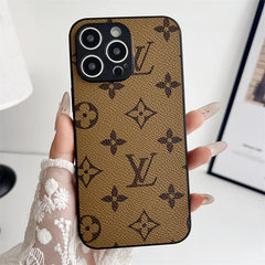 Classic Printed Leather All-Inclusive Case