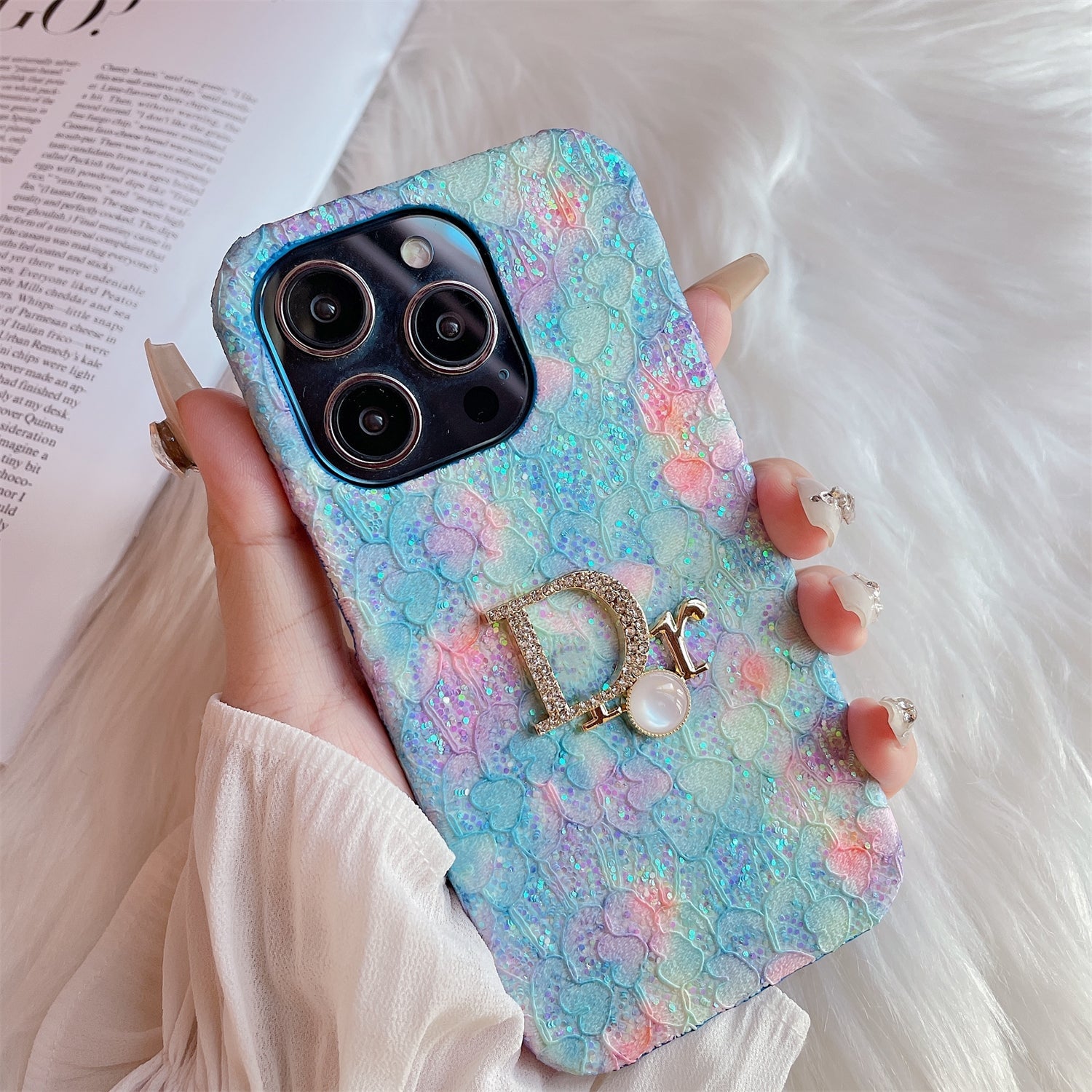 Glitter Diamond Logo Case