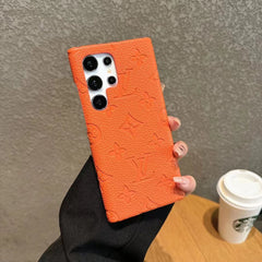 Leather Printed Samsung Case
