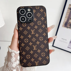 Classic Printed Leather All-Inclusive Case