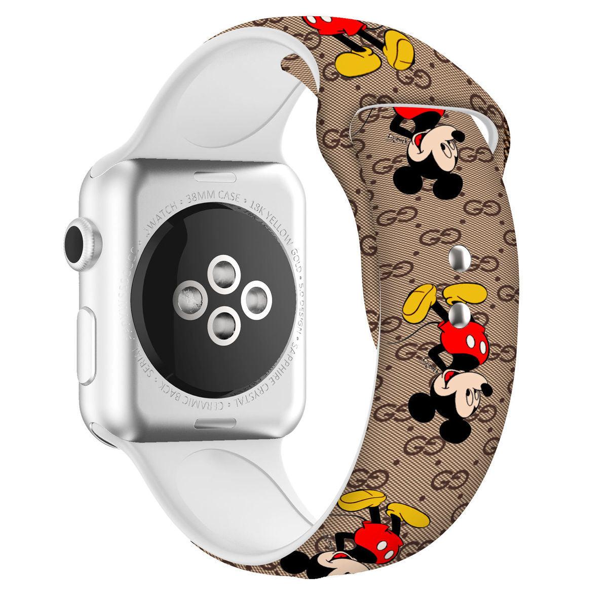 Colorful Embossed Apple Watch Band