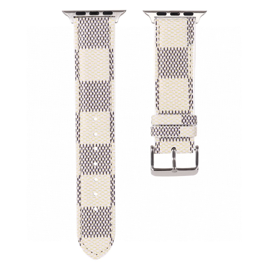 Leather Embossed Apple Watch Band
