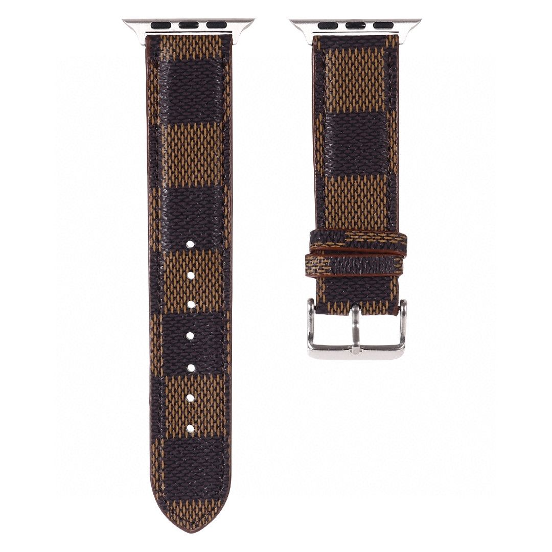 Leather Embossed Apple Watch Band