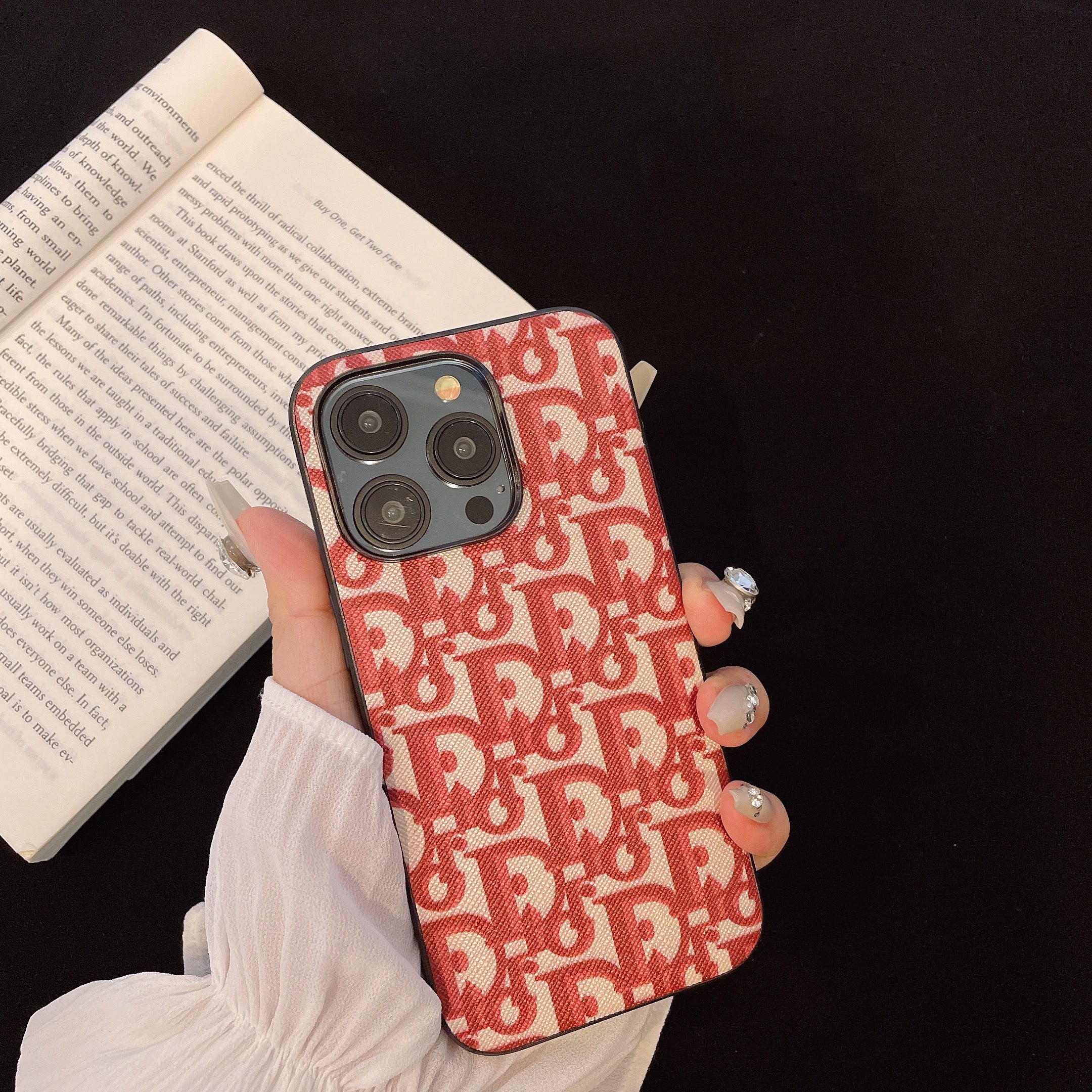 Vintage Canvas Embossed Case