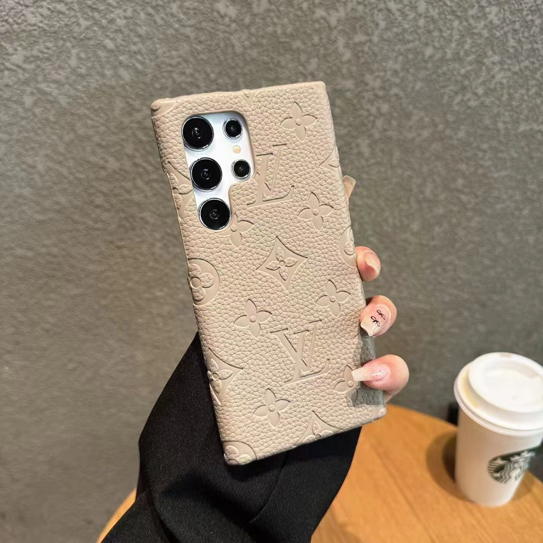 Leather Printed Samsung Case
