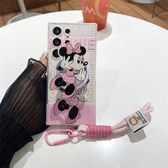 Cute Cartoon Magnetic Bracket Samsung Case