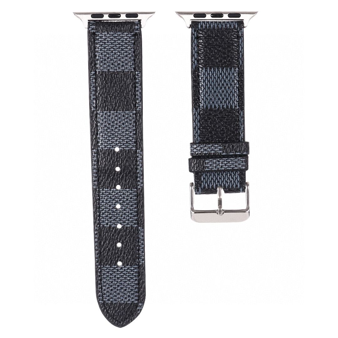 Leather Embossed Apple Watch Band