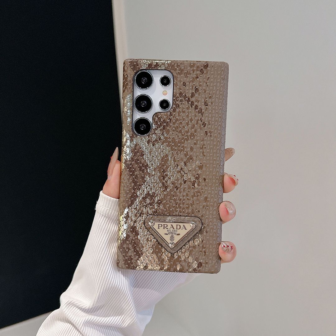 Laser Snake Pattern Triangle Logo Samsung Galaxy Case