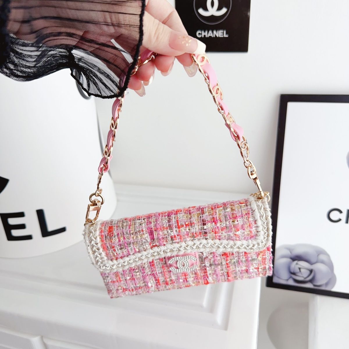 Fashion Elegant Bag Lanyard Case