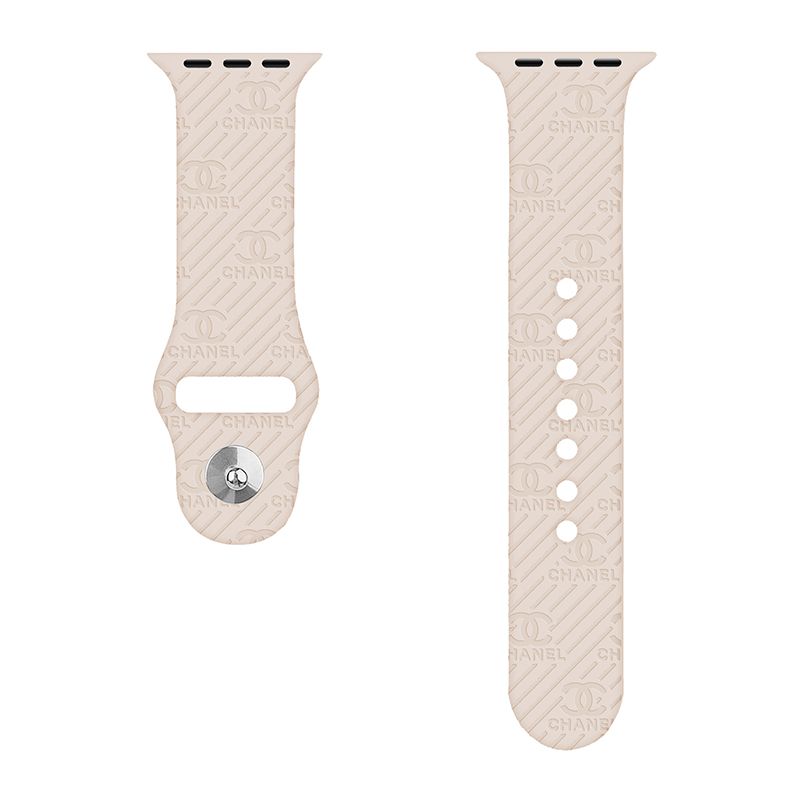 Fashion Embossed Silicone Apple Watch Band