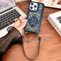 Vintage Embossed Hand Strap Case