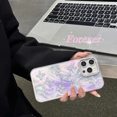 Glitter Gradient Embossed Case
