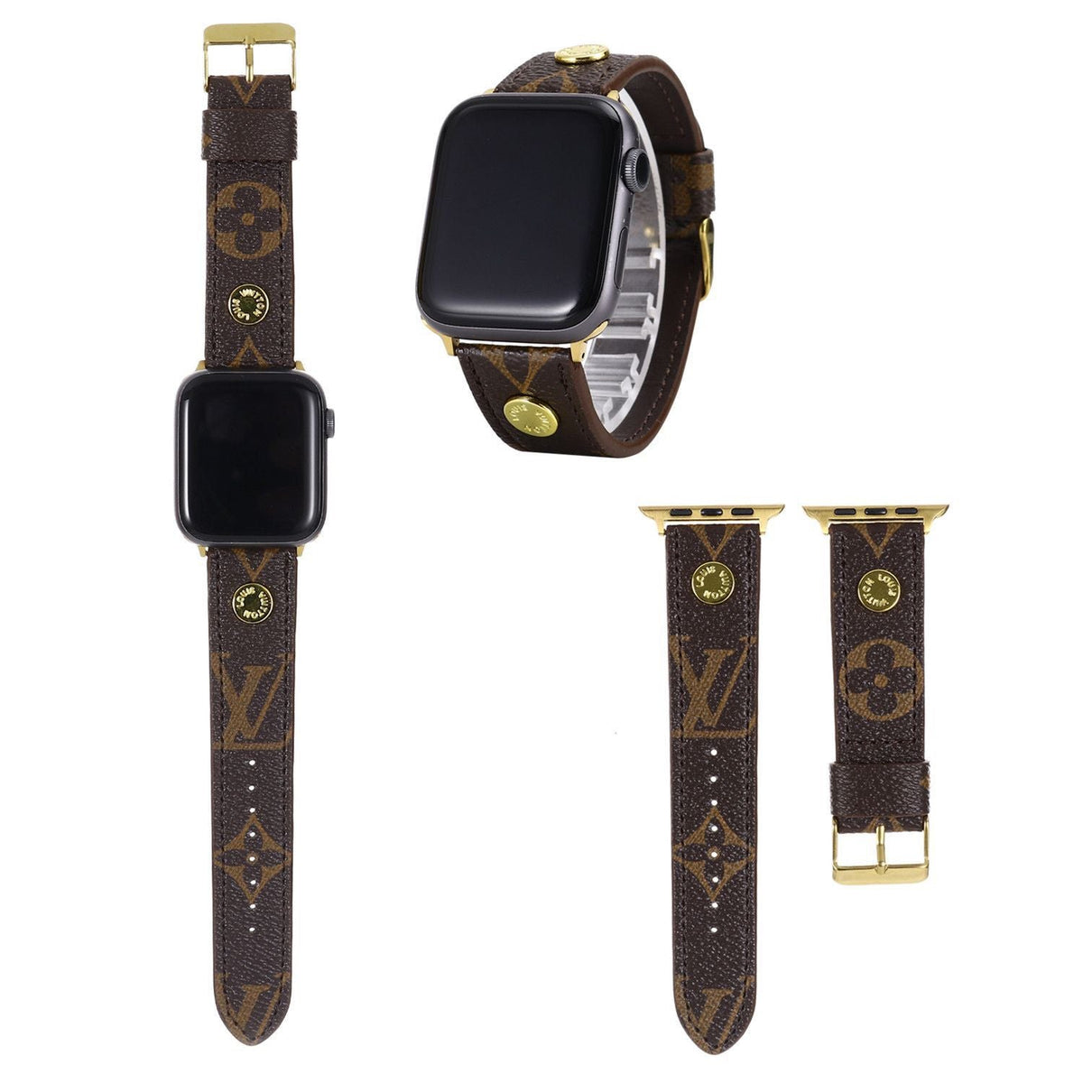 Classic Leather Buckle Apple Watch Band