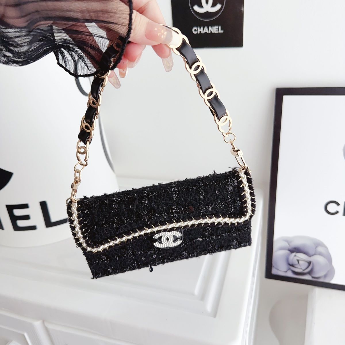 Fashion Elegant Bag Lanyard Case