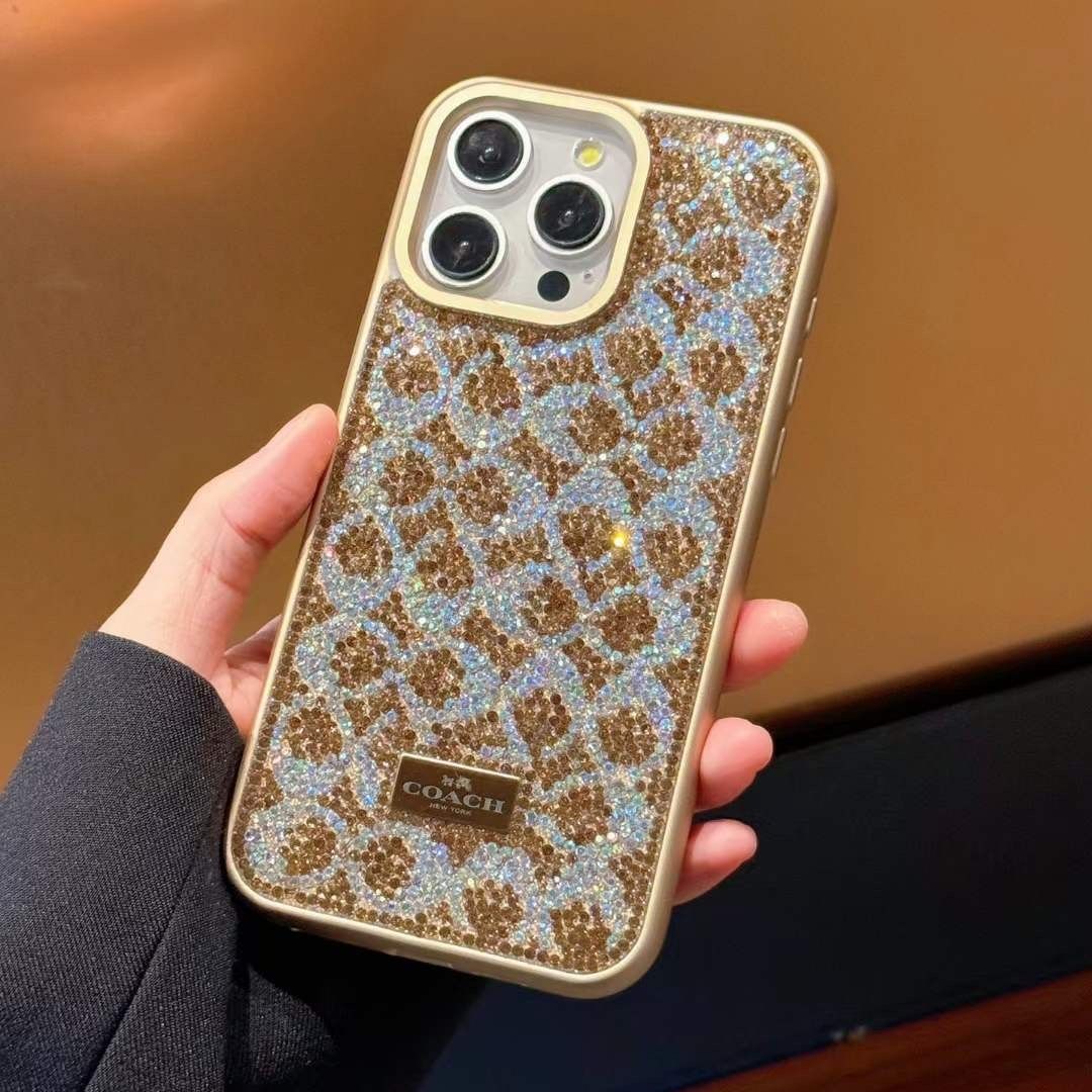 Luxury Sparkling C Print Diamond Case