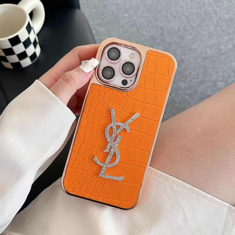 Electroplating Crocodile Pattern Leather Case
