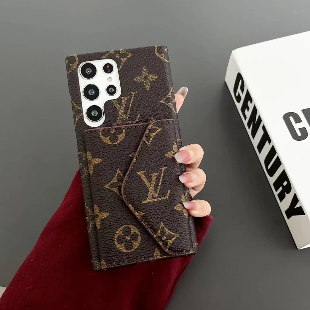 Leather Wallet Card Samsung Galaxy Case