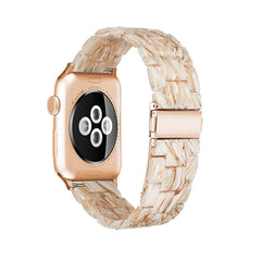 Silk White Resin Band