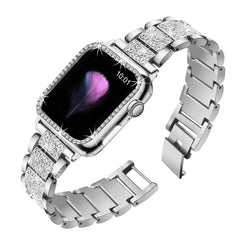 Jueves  Compatible for Apple Watch Band with Screen Protector Case