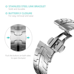 Silver Stainless Steel Band