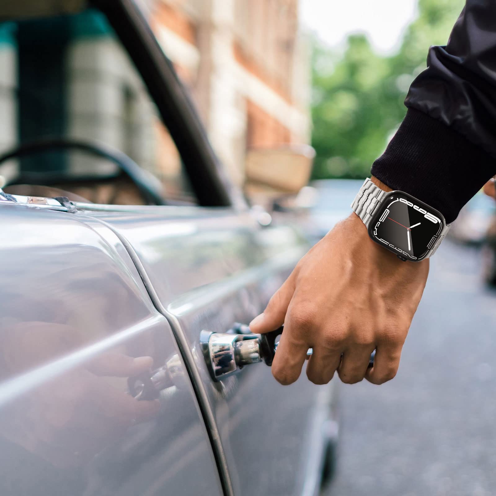 Silver Stainless Steel Band