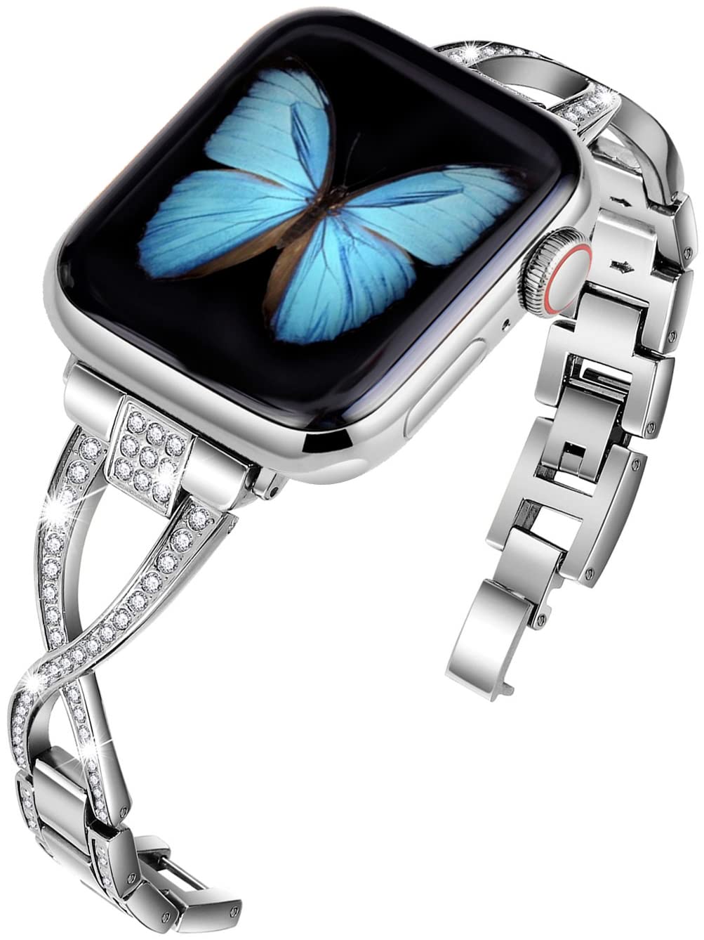 X Bling Metal Bracelet iwatch Bands