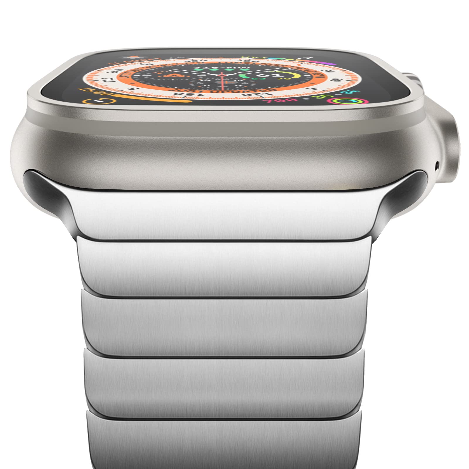 Silver Link Stainless Steel Band