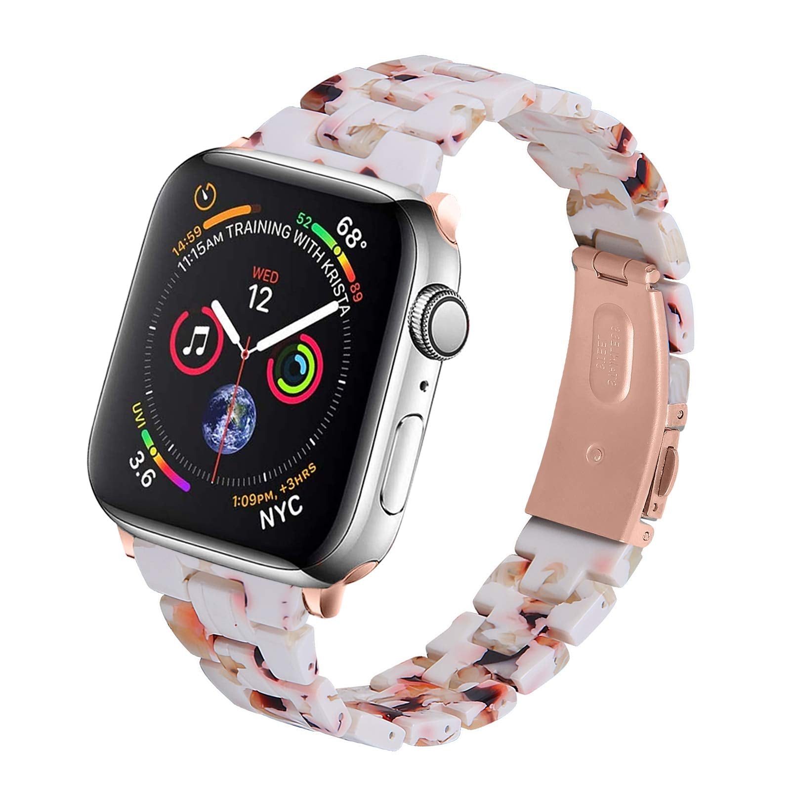 Nougat White Resin Band