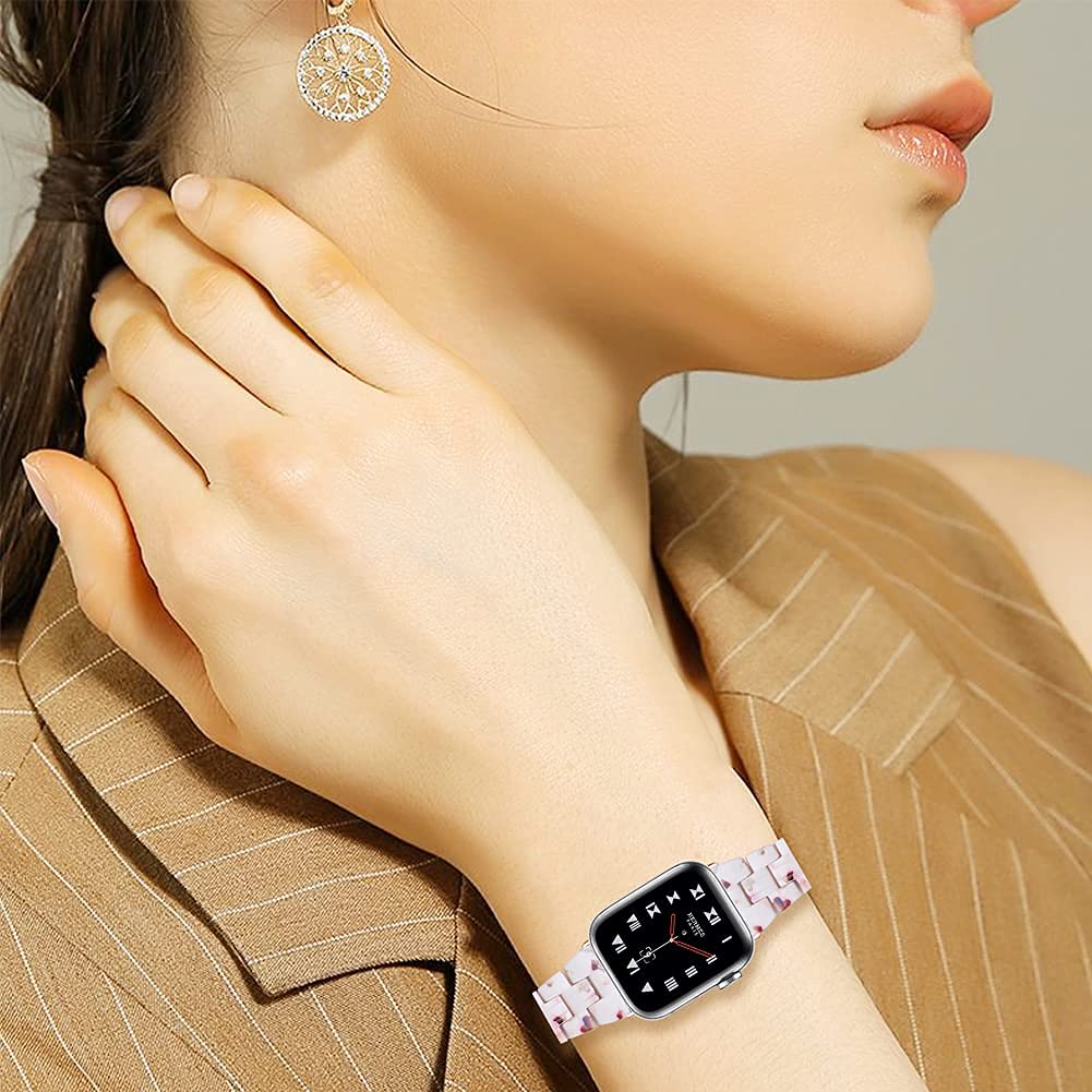 Nougat White Resin Band