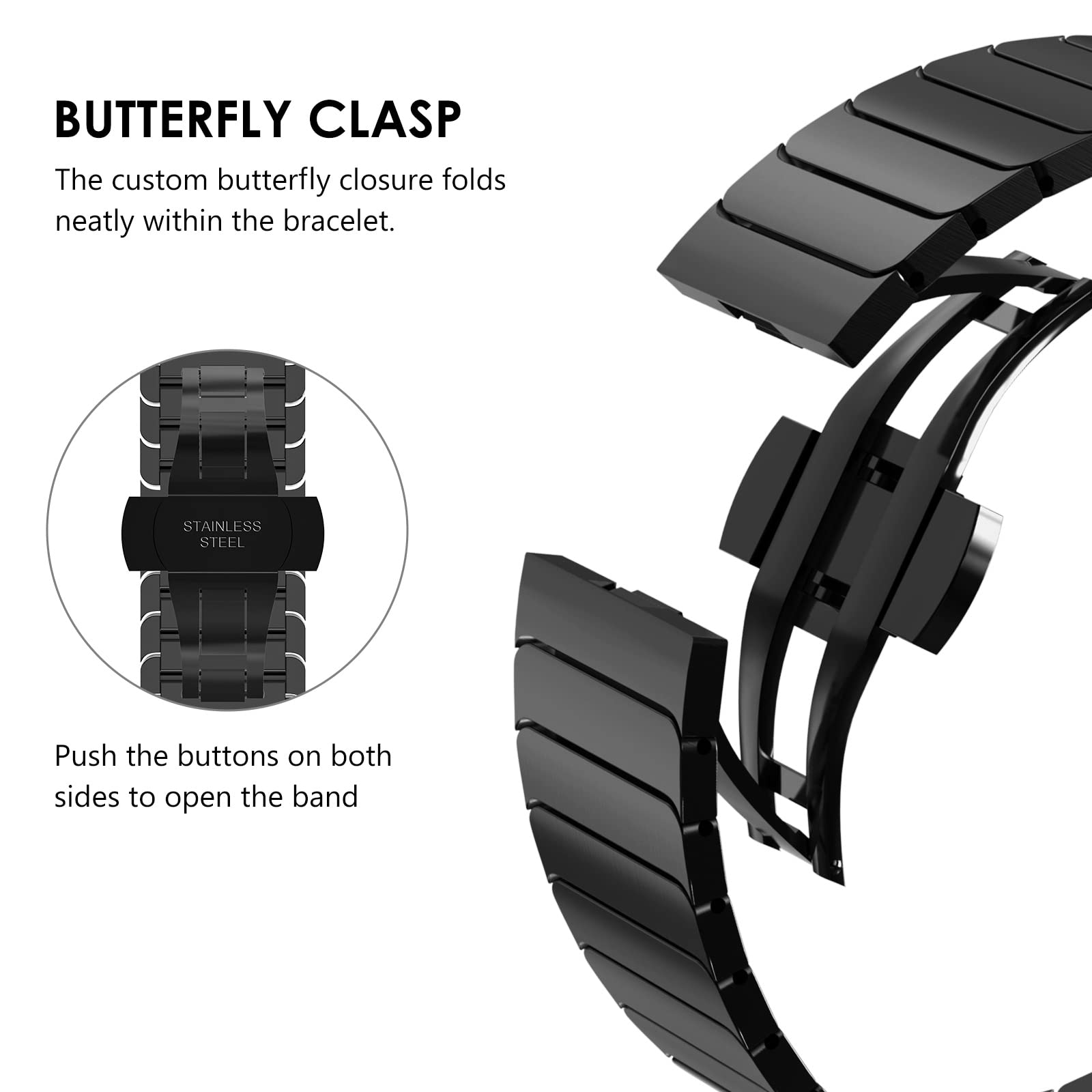 Space Black Stainless Steel Band