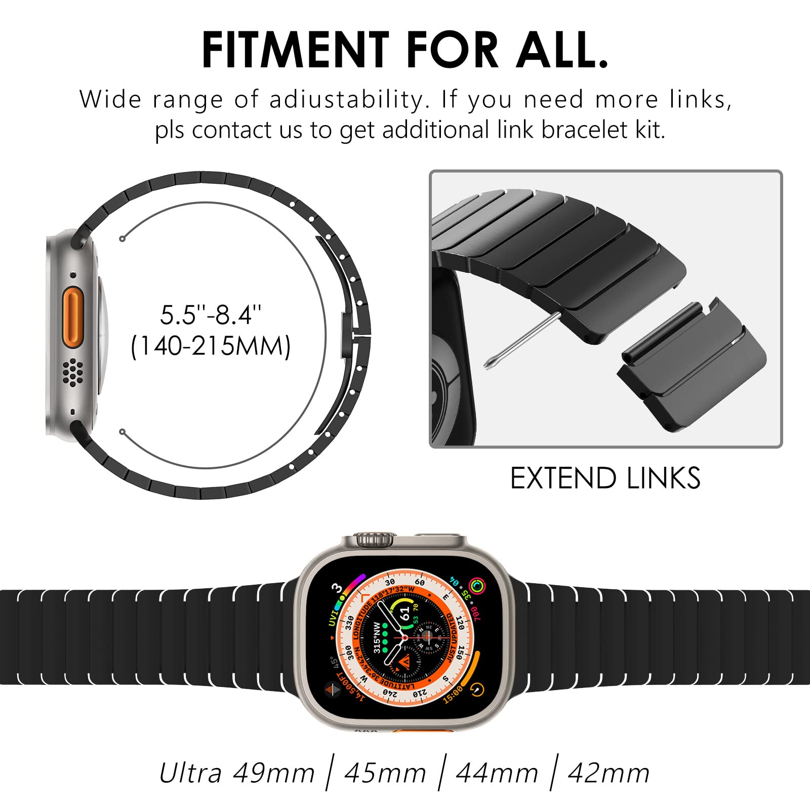 Space Black Stainless Steel Band