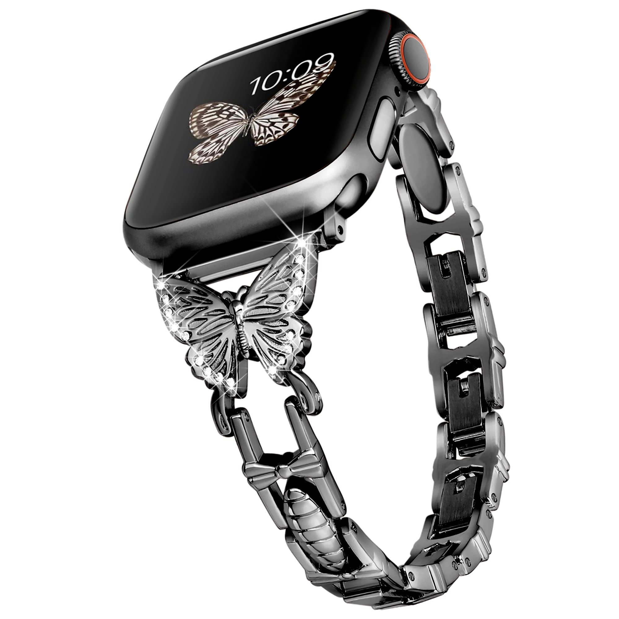 Butterfly Sparkling Diamond iWatch Series